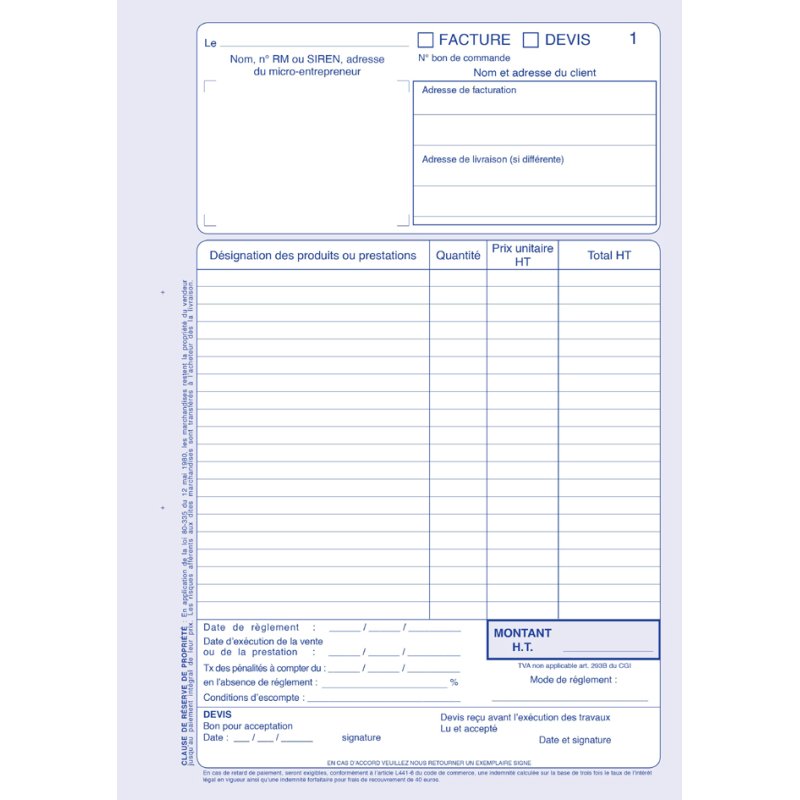 Elve Manifold 'Factuurboek: zzp'ers', 40 bladen